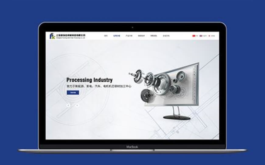 上海轻松盈科技-网站设计制作案例